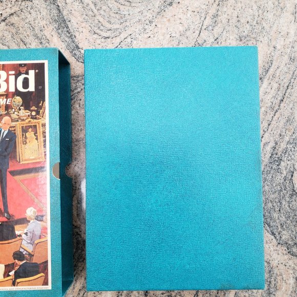 [GREAT Condition] Vintage "HIGH-BID The Auction Game" COMPLETE 3M Bookshelf Game - Picture 2 of 8
